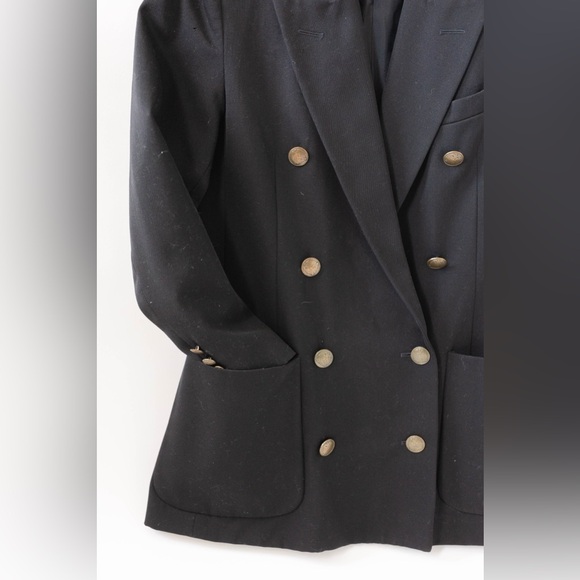 Vintage Double Breasted Women’s Wool Blazer size 8 - Picture 3 of 7